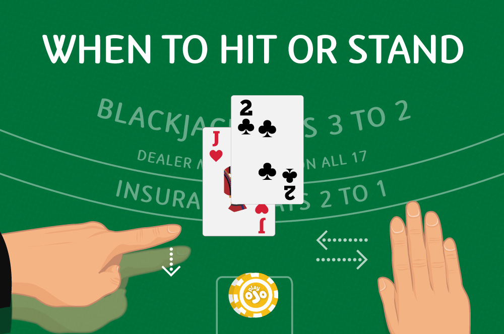 when to hit or stand at blackjack