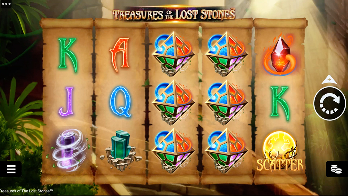 Treasures of the lost stone slot