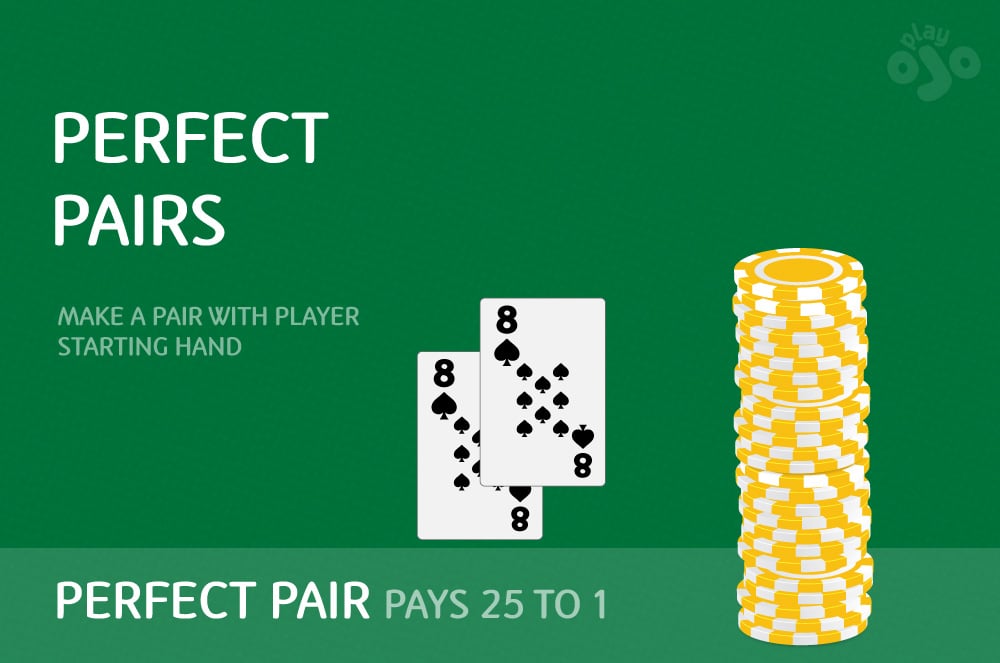 Blackjack Perfect Pairs: what is it and how much does it pay?