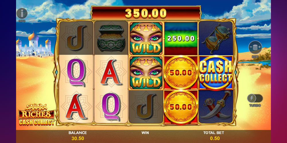 sahara riches cash collect slot