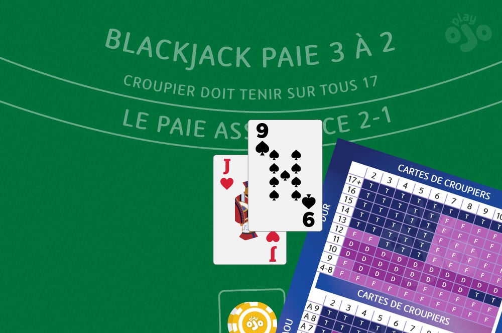 blackjack paie 3 à 2, croupier doit tenir sur tous 17, l'assurance paie 2 à 1