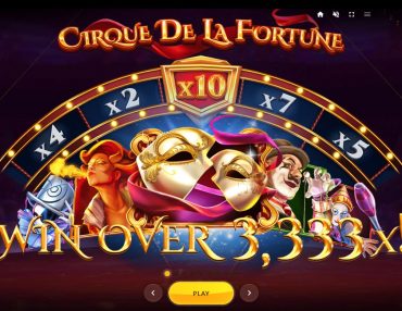 Gå på cirkus med Cirque de la Fortune slot!